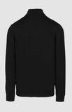 Pringle Mens Ernie 1/4 Zip Merino Sweater In Black