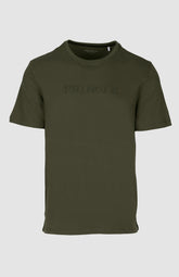 Pringle Mens Roger Embroidery T-shirt In Olive