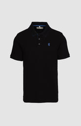 Pringle Mens Aiden Slim Fit Pique Golfer In Black