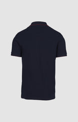 Pringle Mens Aiden Slim Fit Pique Golfer In Navy