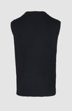 Pringle Mens Donald Cable Sleeveless Cardigan In Navy