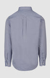 Pringle Mens Alexander Textered Easy Care Classic Shirt In Blue