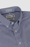 Pringle Mens Alexander Textered Easy Care Classic Shirt In Blue