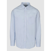 Pringle Mens Alexander Textured Easy Care Classic Shirt In Sky Blue