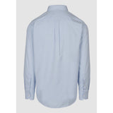 Pringle Mens Alexander Textured Easy Care Classic Shirt In Sky Blue