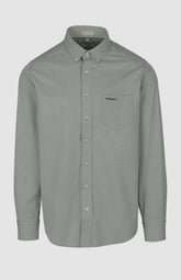 Pringle Mens Alexander Textured Easy Care Shirt In Grey