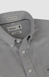 Pringle Mens Alexander Textured Easy Care Shirt In Grey