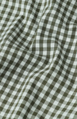 Pringle Mens Bernard Gingham Long Sleeve Tailored Shirt In Olive