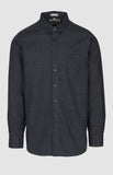 Pringle Mens Randy Printed Long Sleeve Classic Shirt In Navy