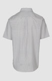 Pringle Mens Zayden Printed Short sleeves Classic Shirt In White