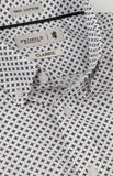 Pringle Mens Zayden Printed Short sleeves Classic Shirt In White
