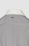Pringle Womens April Stripe Shirt Dress In Black & White