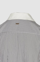 Pringle Womens April Stripe Shirt Dress In Black & White