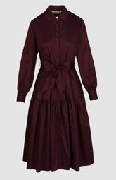 Pringle Womens Sophia Dress In Wine