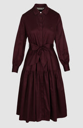 Pringle Womens Sophia Dress In Wine