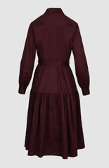 Pringle Womens Sophia Dress In Wine