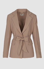 Pringle Womens Belted Blazer In Sand
