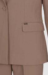 Pringle Womens Belted Blazer In Sand