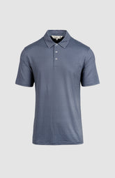 Pringle Mens Bobby Navy Printed Technical Golfer
