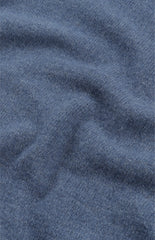 Pringle Mens Henry V Neck Lambswool Sweater In Mid Blue