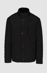 Pringle Mens Richard Quilted Jacket In Black