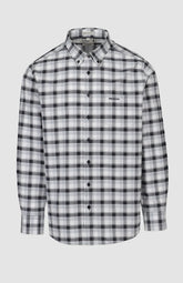 Pringle Mens Lucas Oxford Check Long Sleeve Classic Shirt In Navy