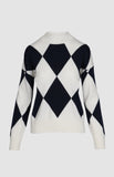 Pringle Womens Nora Merino Jersey In Navy