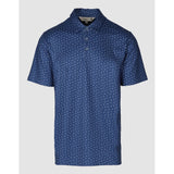 Pringle Mens Sam Performance Golfer In Blue