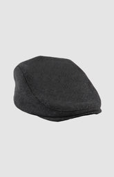 Pringle Mens Joel Wool Blend Newsboy Cap In Black