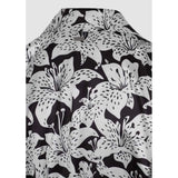 Pringle Womens Lia Tie Belt Jacket In Black & White