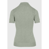 Pringle Ladies Lia Linen Blend Knit Top In Sage