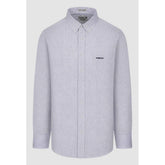 Pringle Mens Harrison Printed Classic Shirt In Light Blue