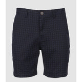 Pringle Henry Printed Thigh Chino Shorts In Navy