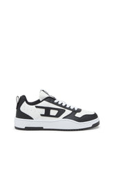 Diesel Mens S-Ukiyo V2 Low Black And White Sneaker