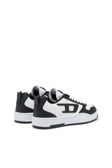 Diesel Mens S-Ukiyo V2 Low Black And White Sneaker