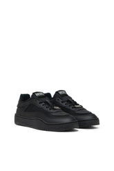 Diesel Mens S-Oval Skate Low Black Sneaker