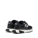 Diesel Mens S-Tame-D Running Sneakers Black & White