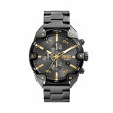 Diesel Mens Spiked Advance Two-Tone Watch In Grey
