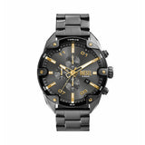 Diesel Mens Spiked Advance Two-Tone Watch In Grey