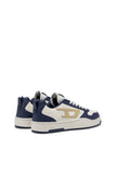 Diesel MensS-Ukiyo V2 Low Sneakers In Moonbeam & Blue