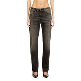Diesel Womens 1989 D Mine L.32 Regular Jeans In Charcoal
