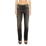 Diesel Womens 1989 D Mine L.32 Regular Jeans In Charcoal