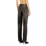 Diesel Womens 1989 D Mine L.32 Regular Jeans In Charcoal