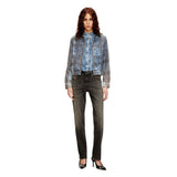 Diesel Womens 1989 D Mine L.32 Regular Jeans In Charcoal