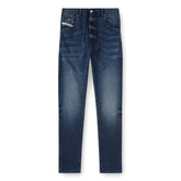 Diesel Mens Krooley-Y Sweat Jeans In Dark Blue