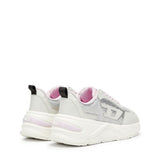 Diesel Womens S-Savannah Tulu Sneaker In White/Silver