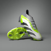 Adidas Unisex Predator Accuracy.1 FG Soccer Boots In Cloud White / Core Black / Lucid Lemon