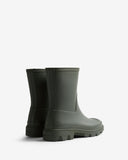 Hunter Womens Downpour Short Boots In Dark Olive