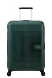 American Tourister Aerostep Spinner In Deep Forest Green