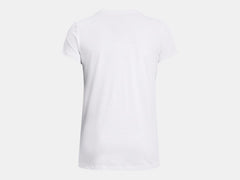 Under Armour Womens Logo T-Shirt In White